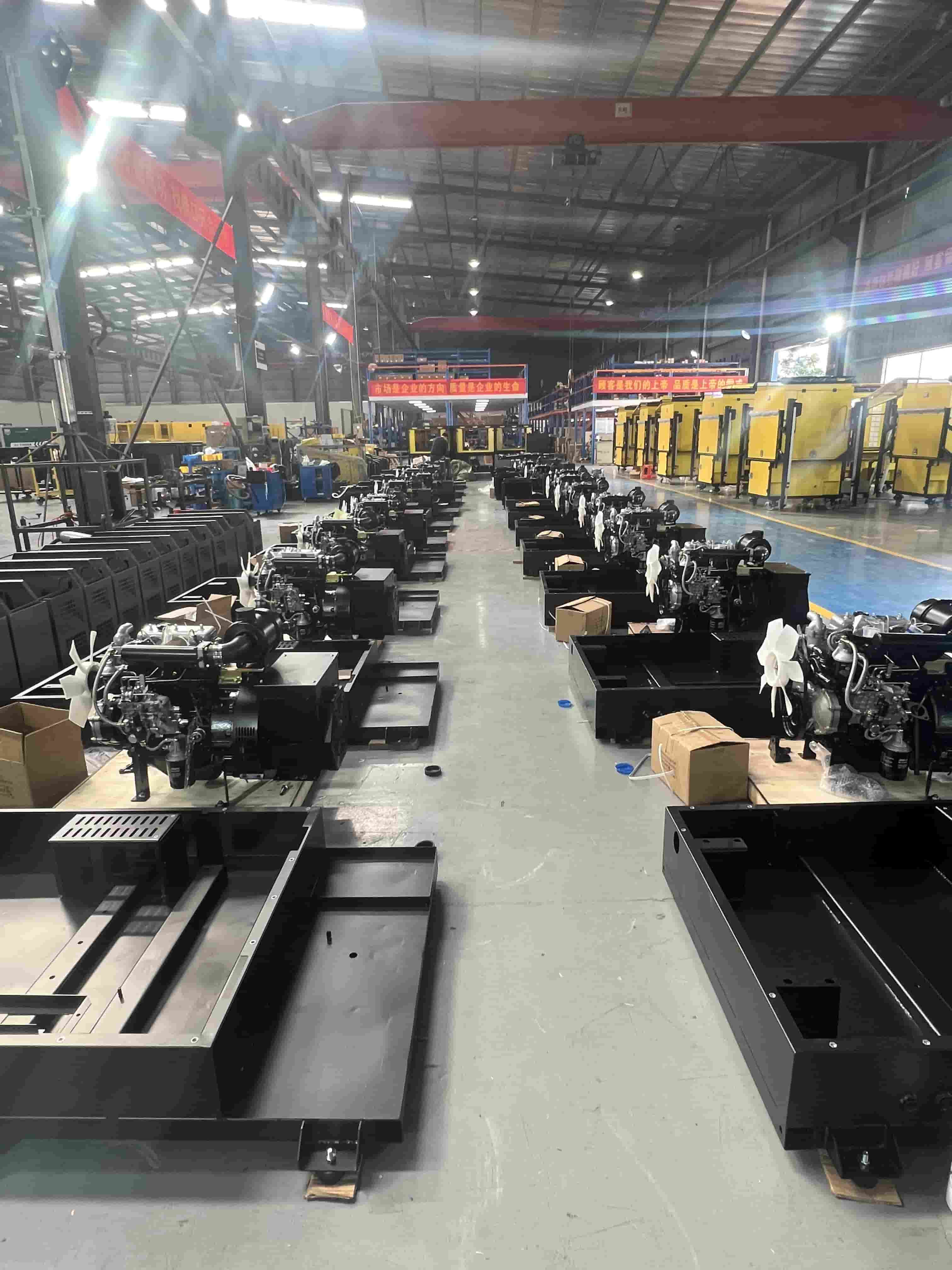 Diesel Generator Sets Under Assembly Amid Growing Demand