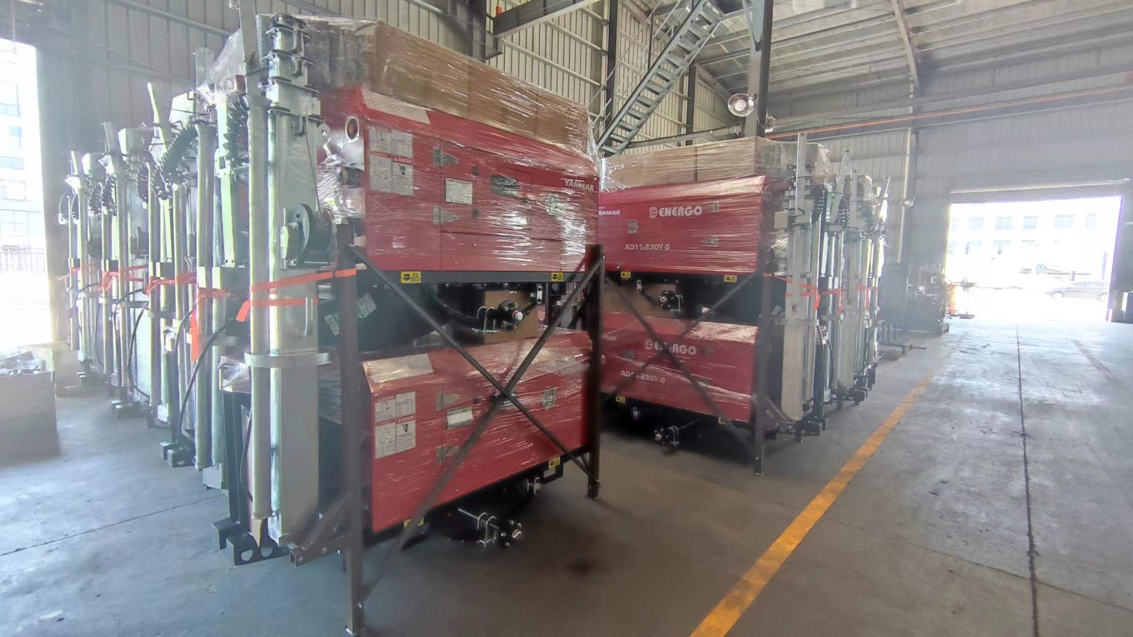 Light tower of UK customer is ready for delivery